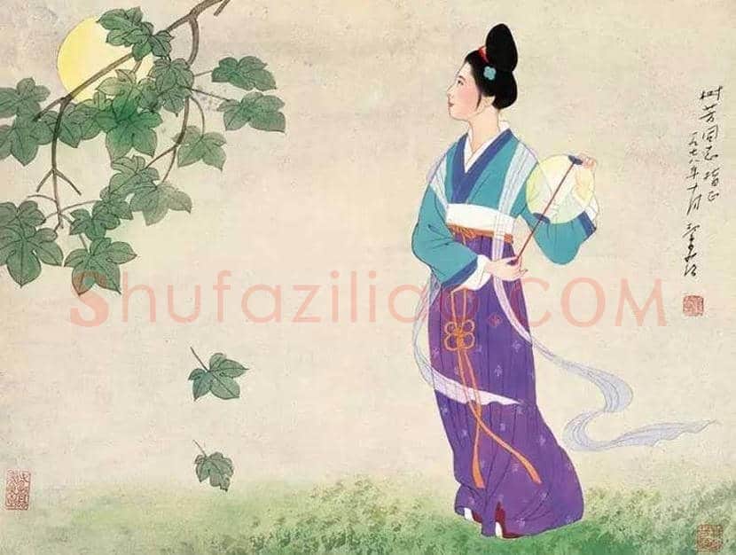 潘洁滋简介及工笔重彩人物画欣赏 | 书画知识