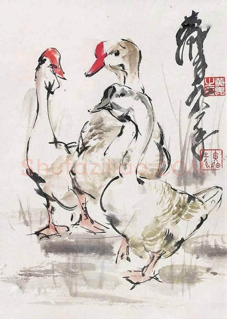 黄胄笔下的小动物,栩栩如生 | 书画常识