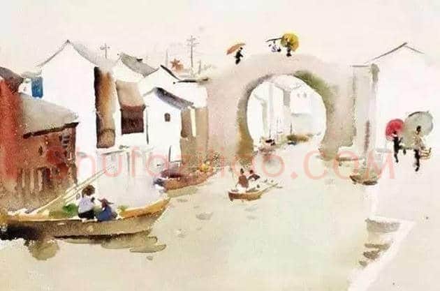 吴冠中笔下的船，充满着诗情画意 | 书画百科