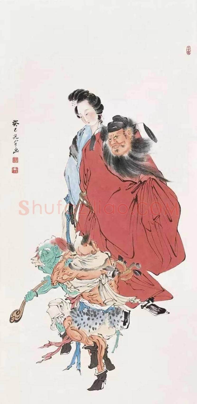 吴光宇人物画作品欣赏 | 书画常识