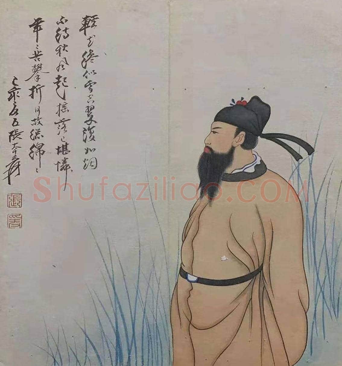 张大千《高士图册页》,国之宝也! | 国画图片