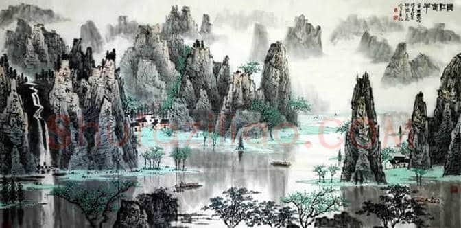 白雪石绘画作品《桂林山水》欣赏(100幅) | 书画文摘