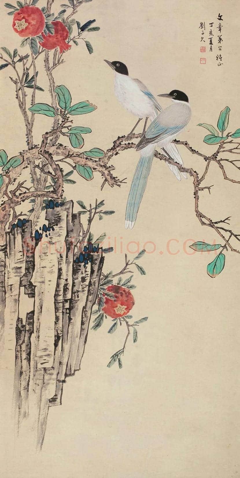 刘子久花鸟画作品欣赏 | 书画常识