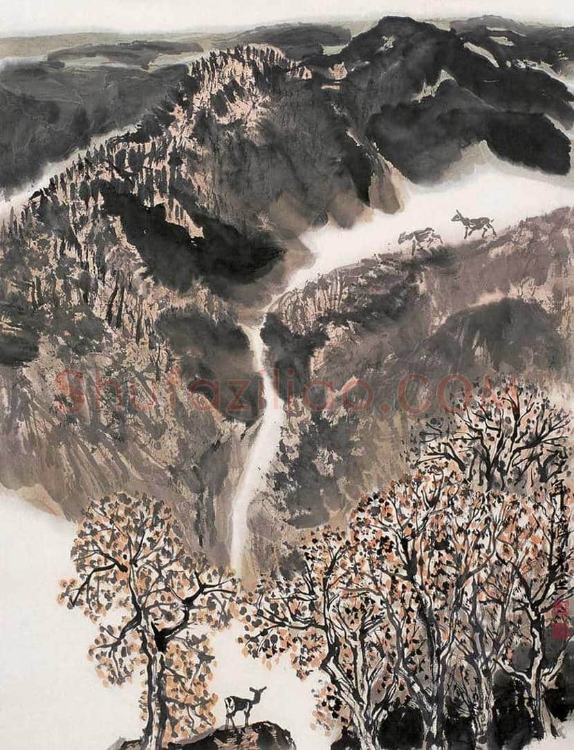 方济众山水画作品欣赏 | 书画学堂