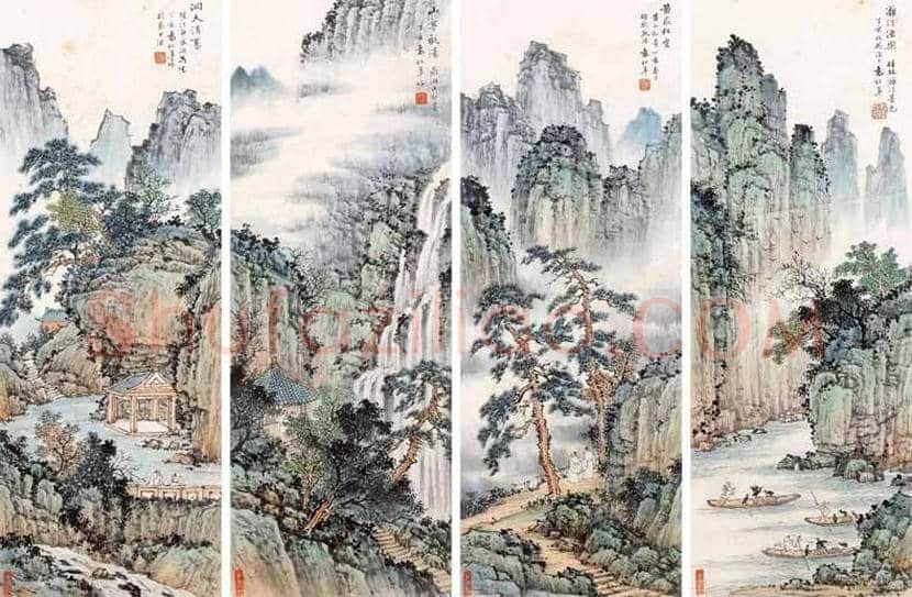 袁松年山水画作品欣赏 | 书画讲解
