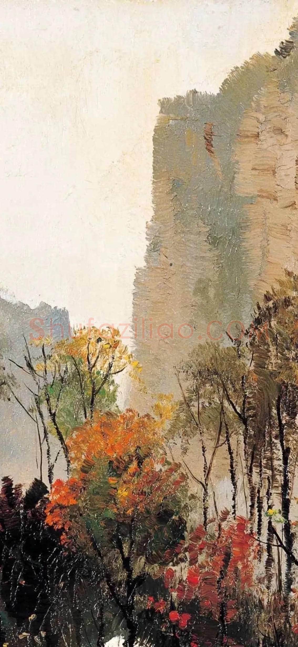 吴冠中《桂林山村》欣赏 | 书画学堂