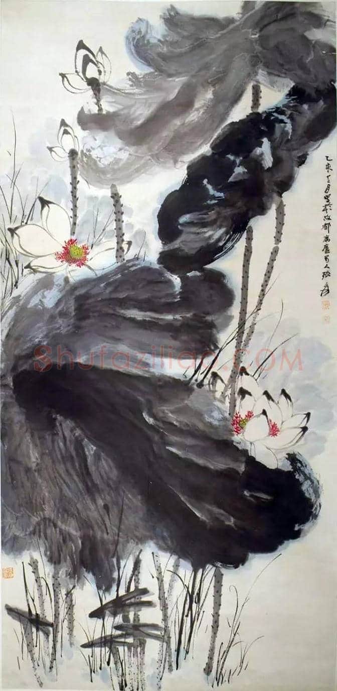国画大师张大千的百荷图欣赏！ | 书画文摘