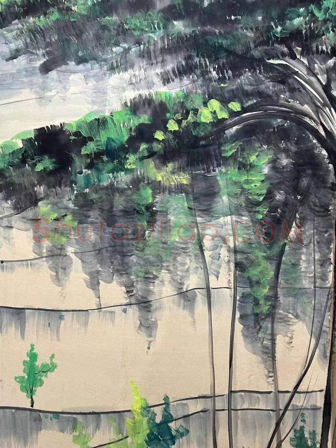 典范巨制——吴冠中《江南旧画图》 | 国画作品