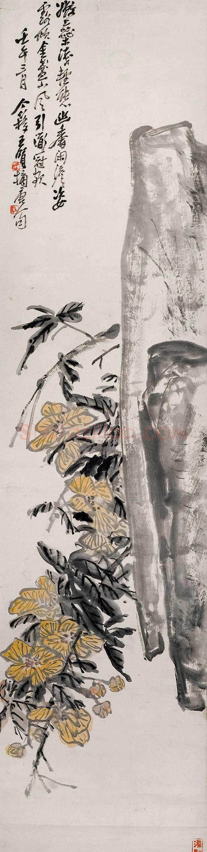 王个簃花鸟画作品欣赏 | 书画文摘