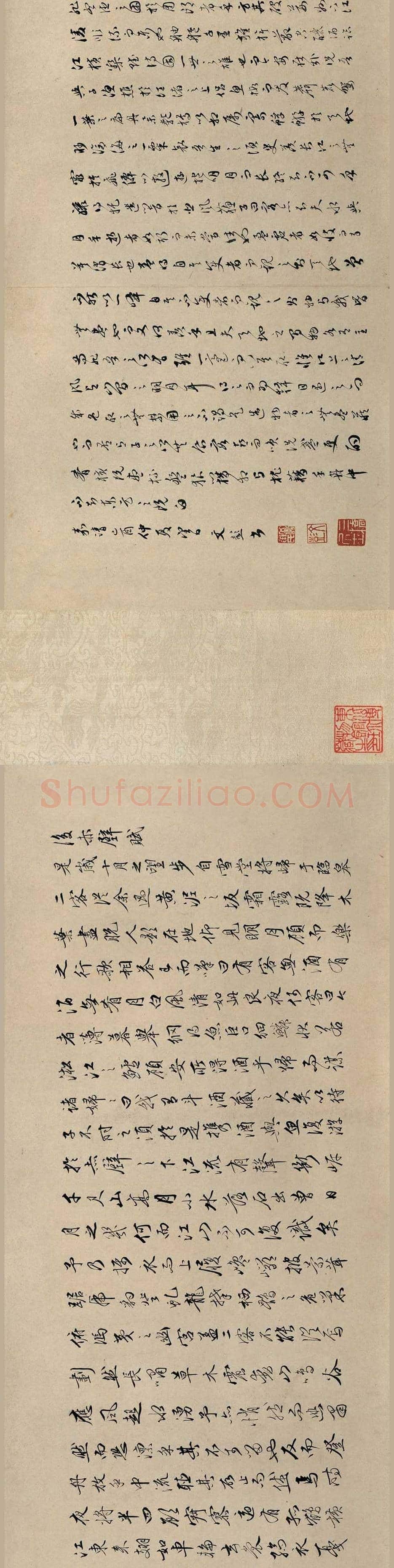 仇英《赤壁图卷》 图赏 | 传世国画赏析