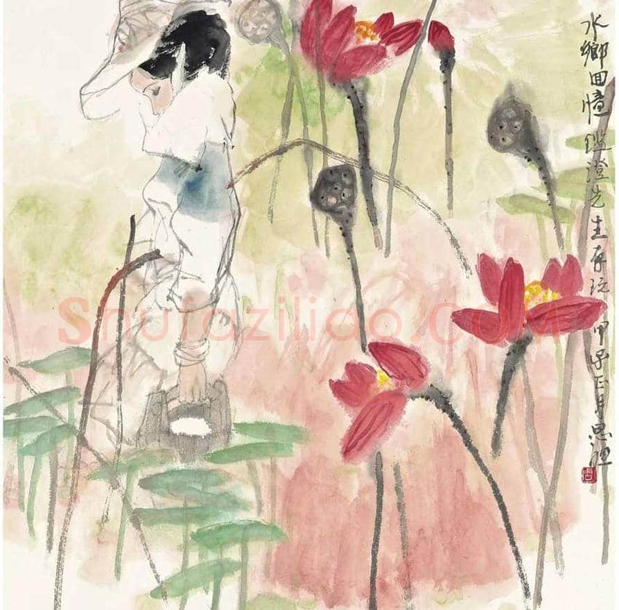 周思聪荷花作品欣赏 | 书画文摘