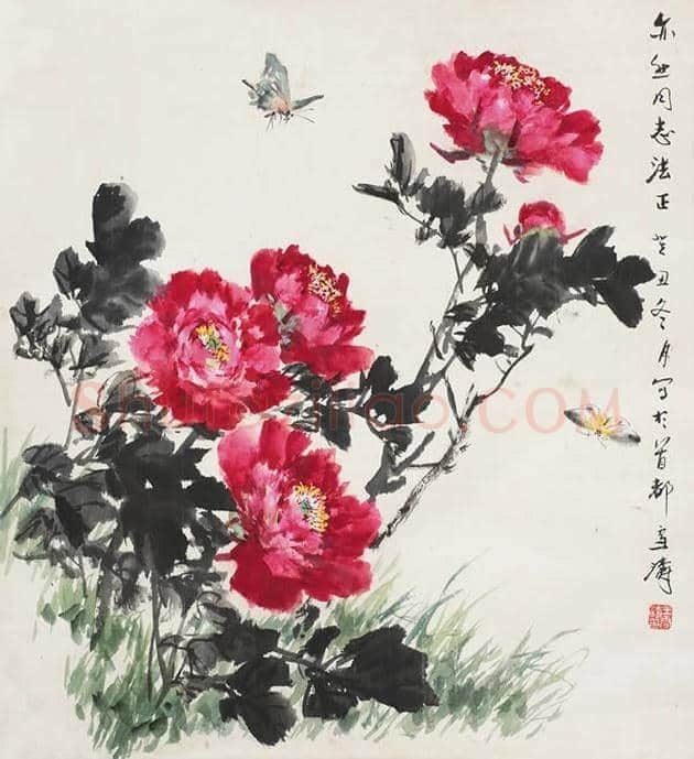 王雪涛国画牡丹欣赏 | 书画学堂