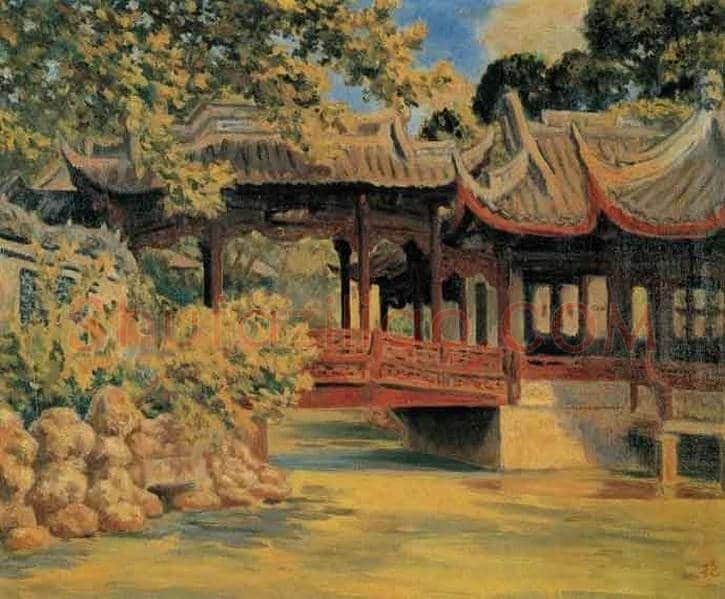 西洋画先驱陈抱一作品欣赏 | 书画学堂