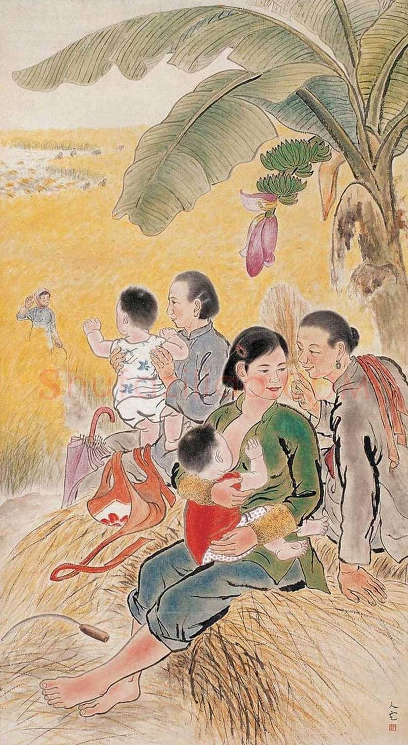 方人定人物画作品欣赏 | 书画科普