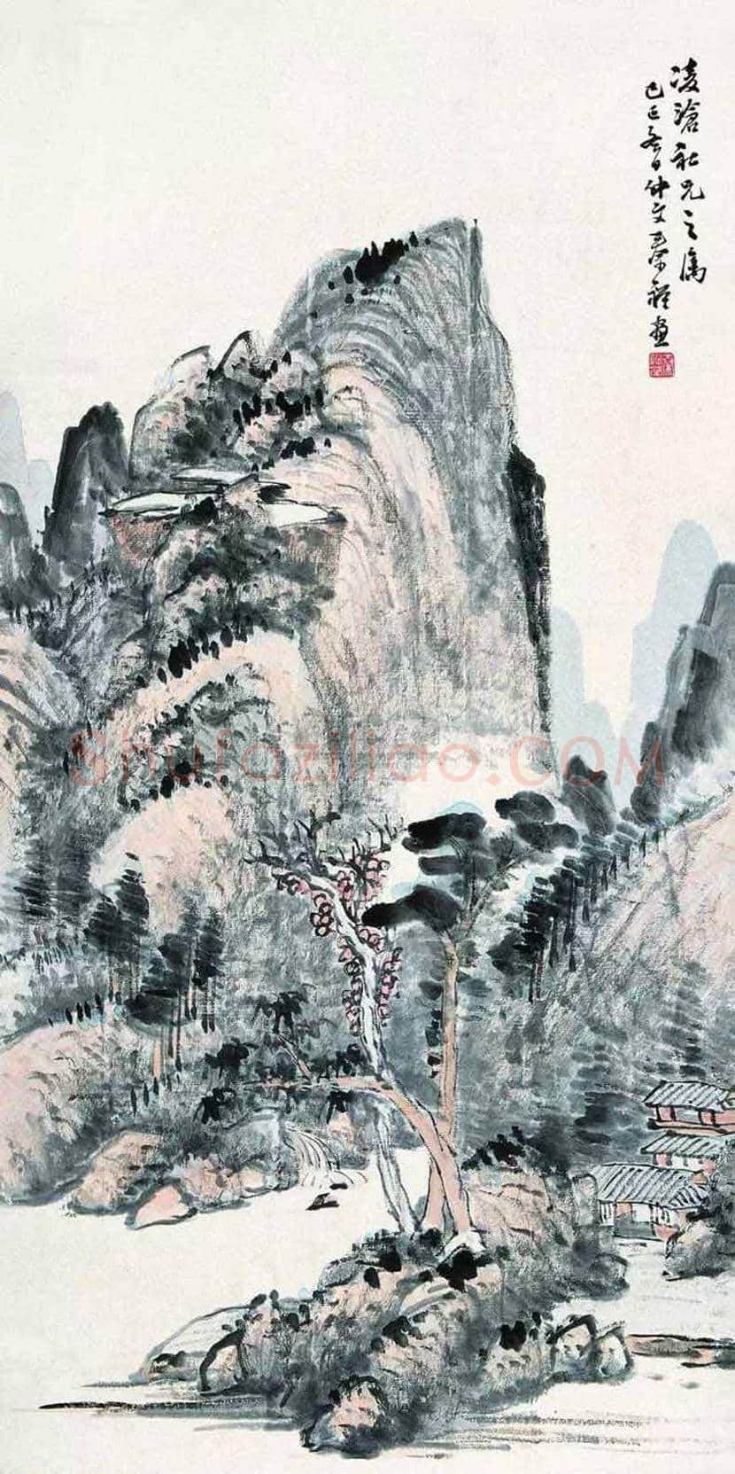 秦仲文山水画欣赏 | 书画百科