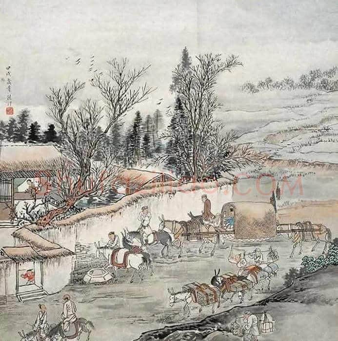 吴镜汀山水画欣赏 | 书画知识
