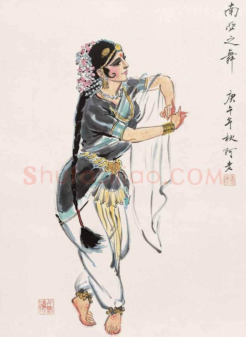 阿老人物画作品欣赏 | 书画资料