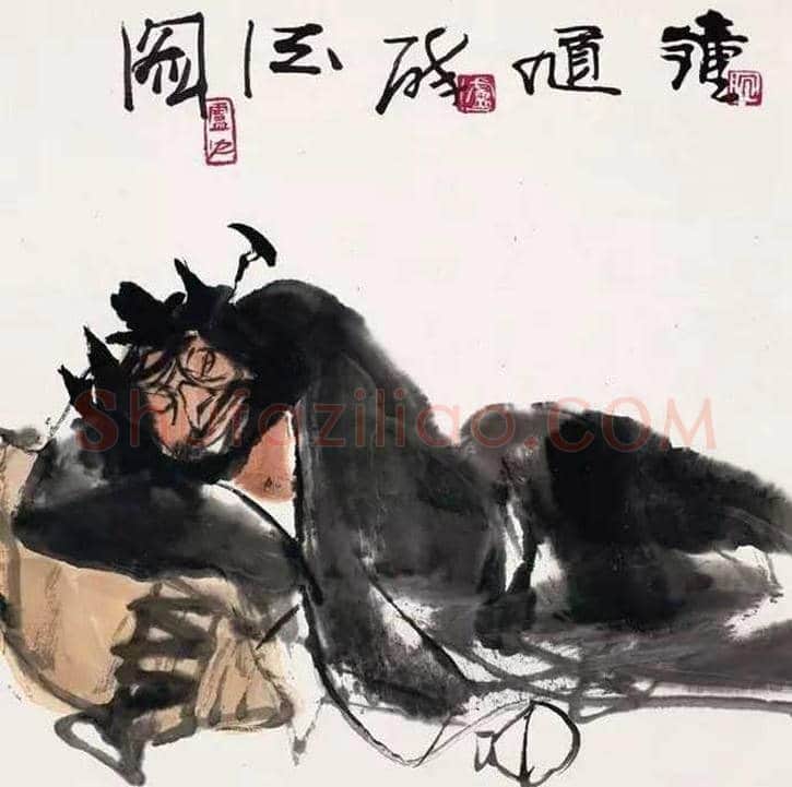 卢沉水墨人物画作品欣赏 | 书画资料