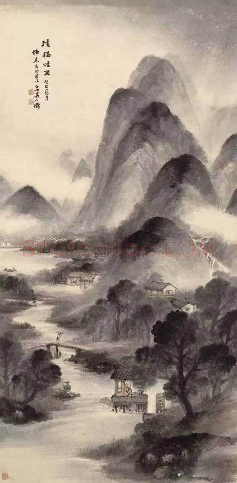吴石仙山水画欣赏 | 书画科普