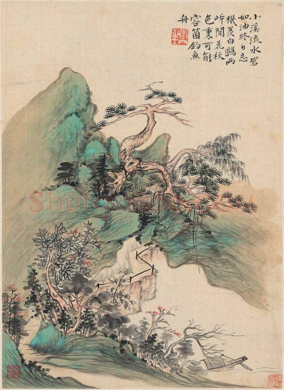 华嵒 《山水十二开》图赏 | 传世国画作品