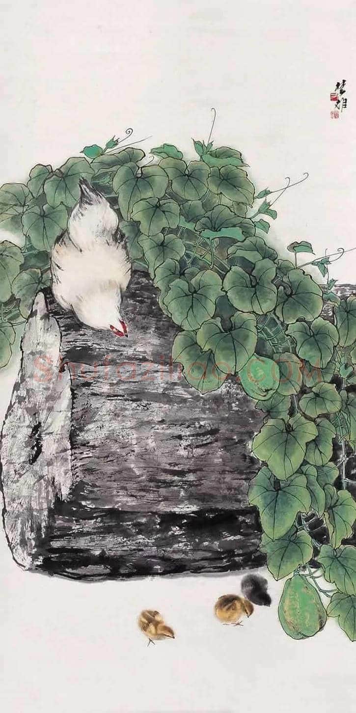 方楚雄工笔动物欣赏,很有乡土气息 | 书画资料