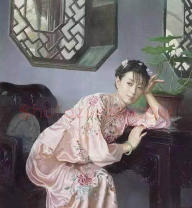 陈逸鸣笔下的女人,也极具东方神韵! | 书画资料
