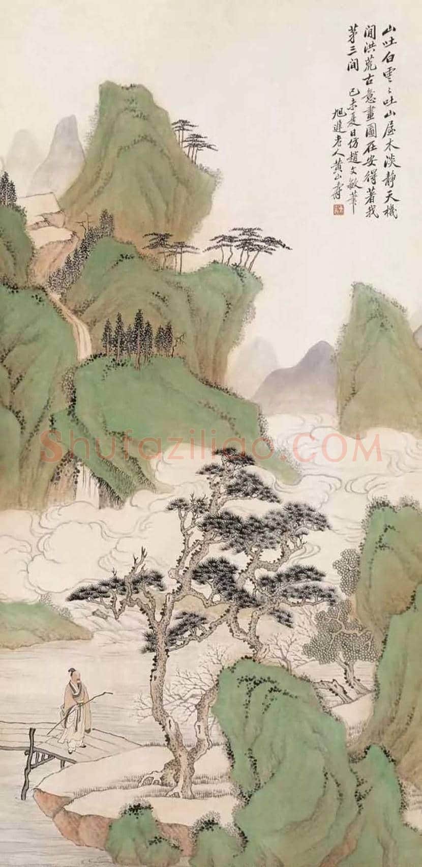 黄山寿山水画作品欣赏 | 书画科普