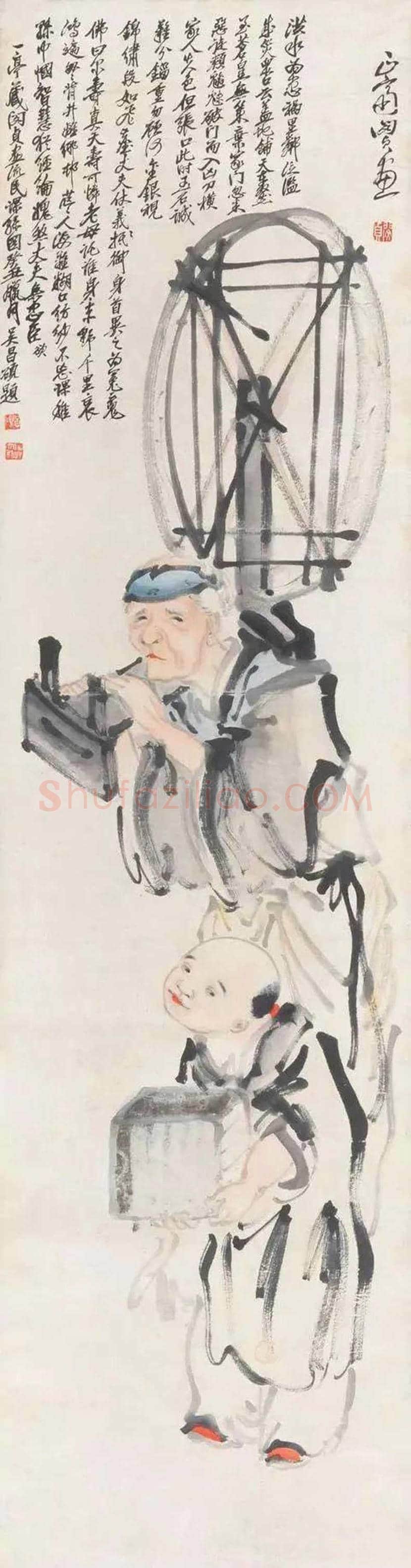 闵贞人物画欣赏 | 书画知识