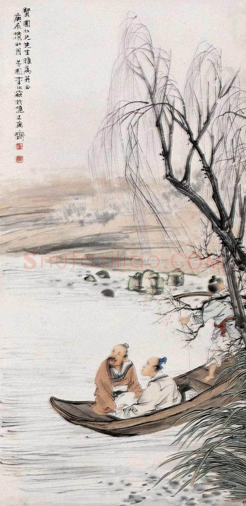 李芳园人物画作品欣赏 | 书画学堂