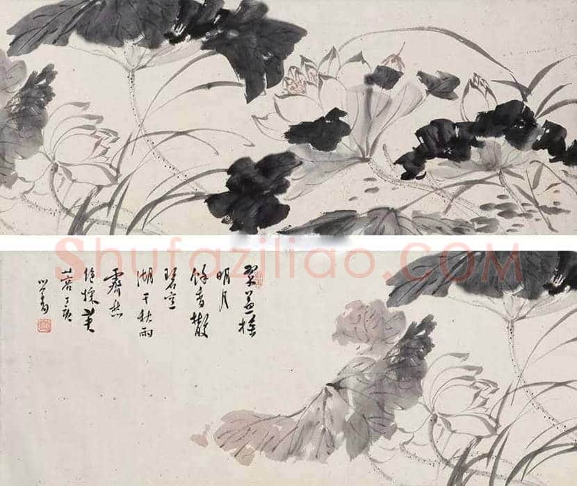 溥心畲笔下的荷花,清新脱俗! | 书画资料