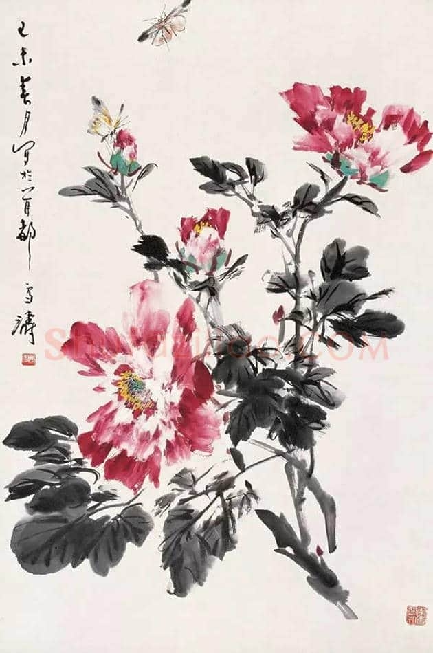 王雪涛国画牡丹欣赏 | 书画学堂
