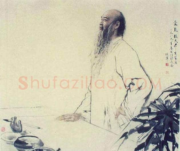 张大千国画作品《竹林高士图》 | 国画鉴赏