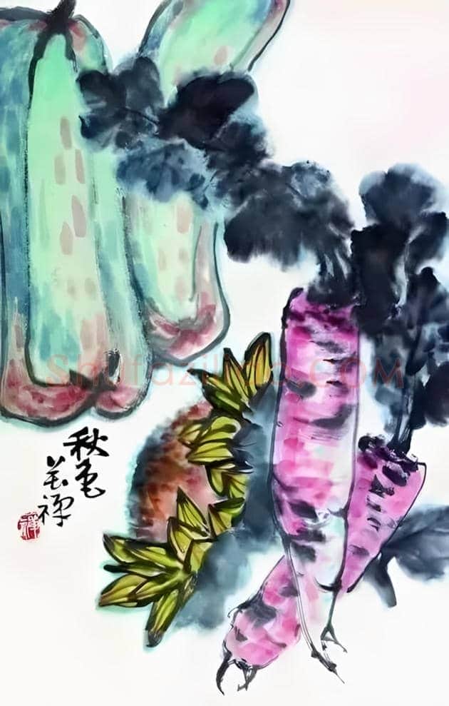 李苦禅作品欣赏【50幅高清大图】 | 书画百科