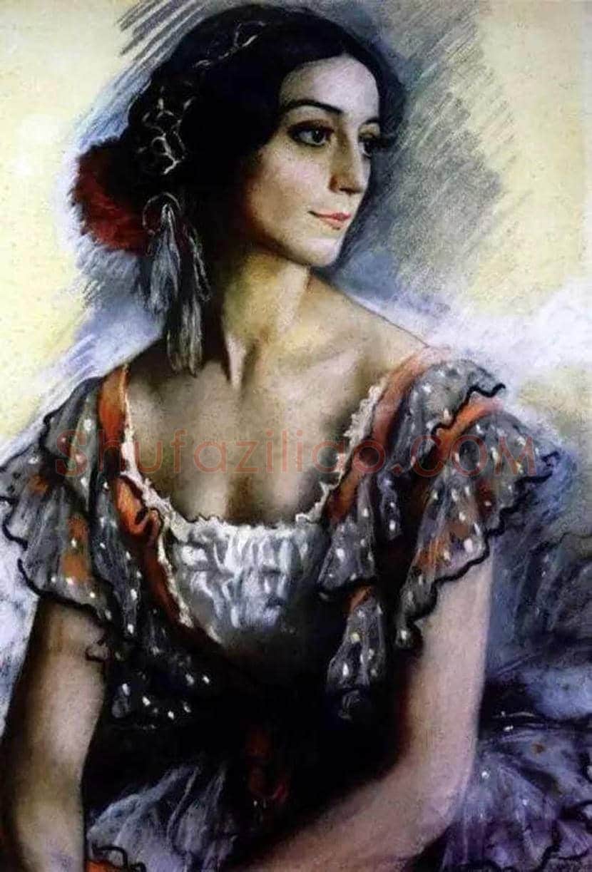 她是俄罗斯首位女画家,人美画更美! | 书画科普