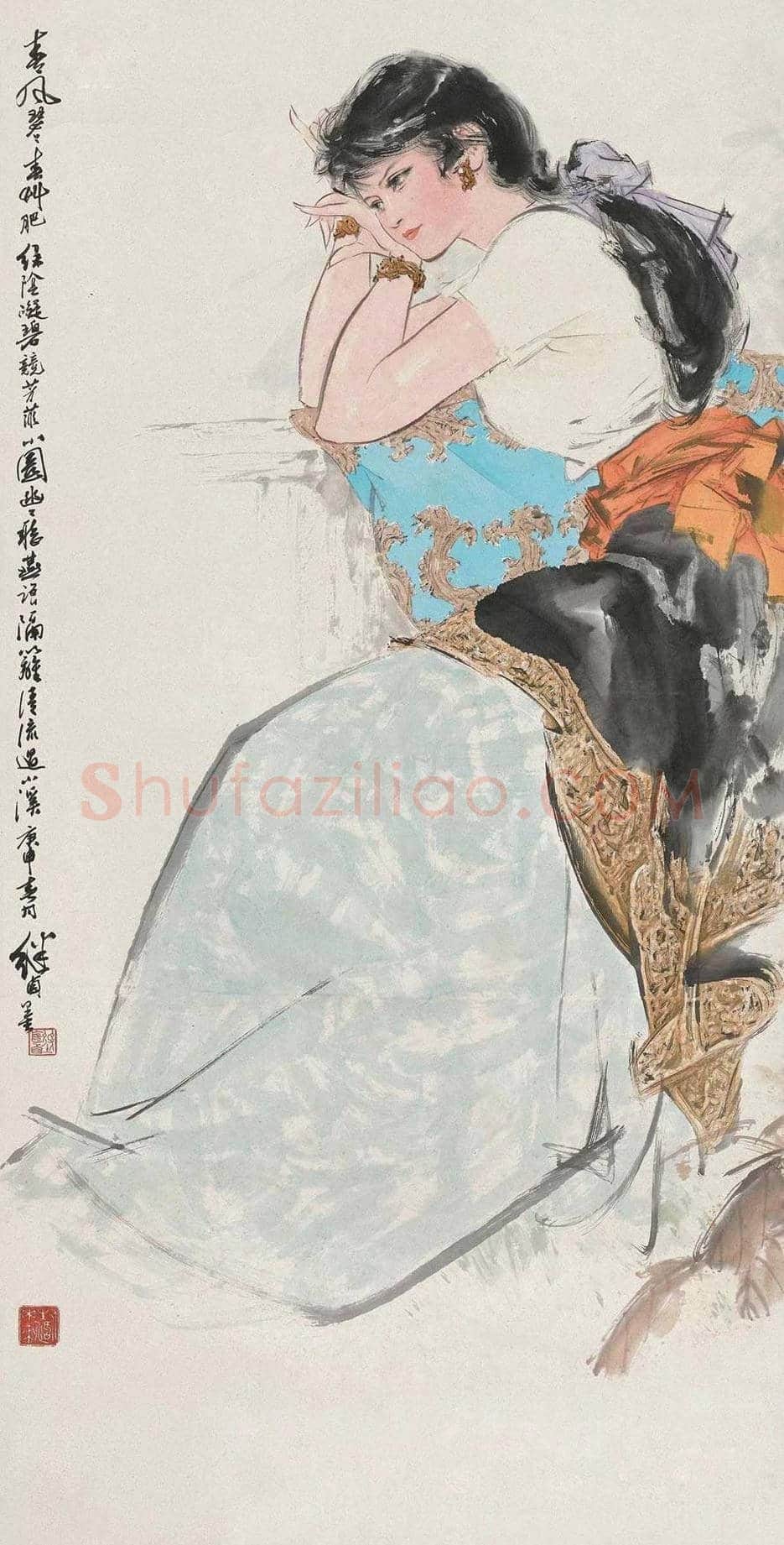 刘继卣人物画欣赏 | 书画学堂