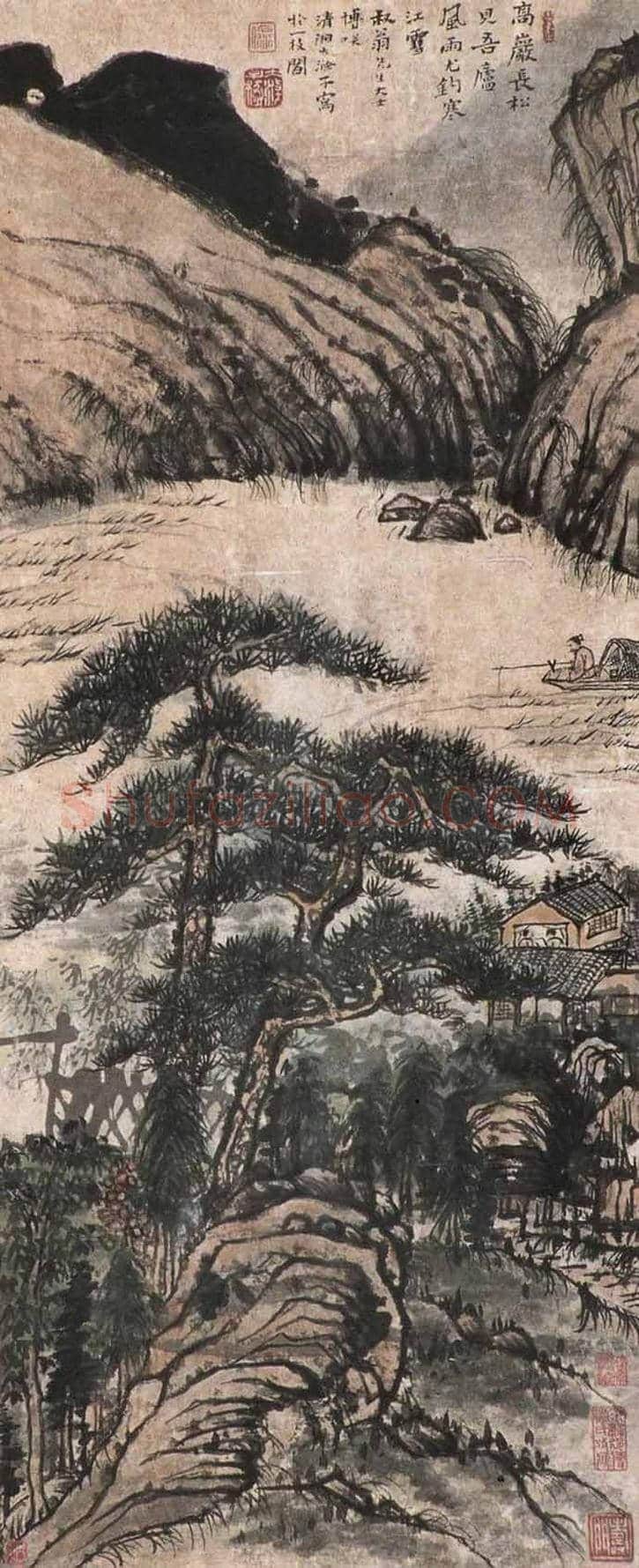 石涛山水画精品欣赏 | 书画常识