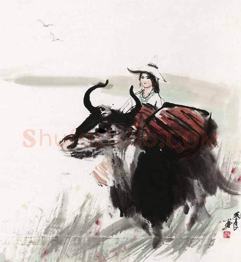 画僧史国良西藏风情人物画！ | 书画常识