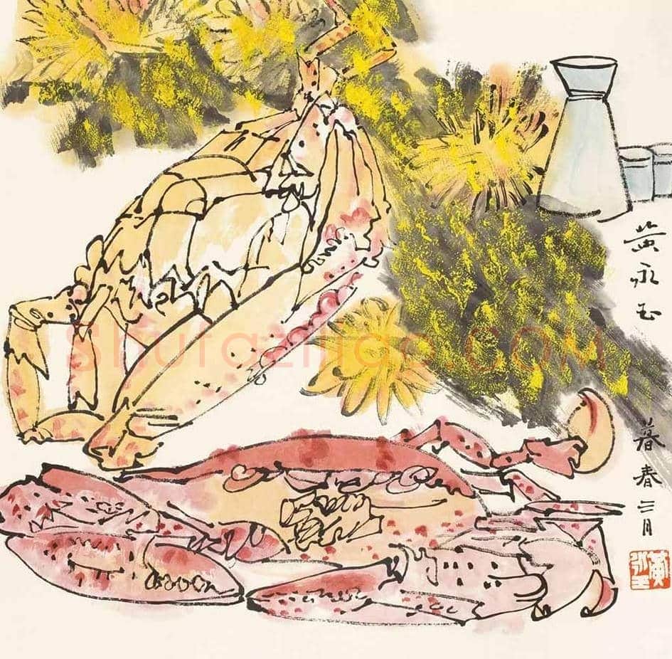 黄永玉笔下的菊花图赏 | 书画文摘