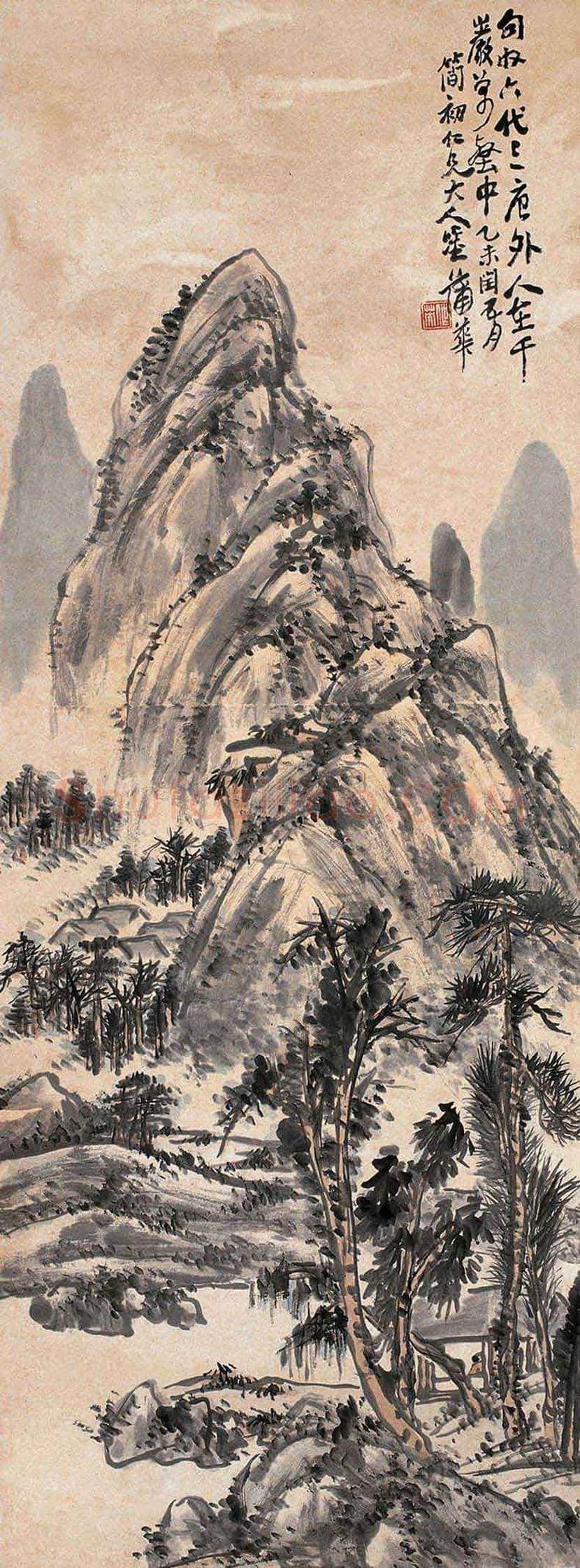 蒲华作品成交价格，多少钱一平尺？ | 书画常识