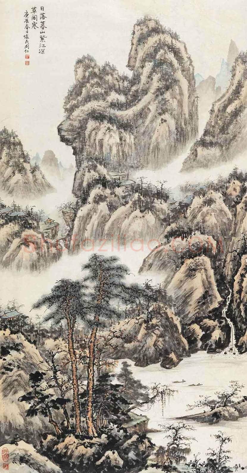 周怀民山水画作品欣赏 | 书画科普
