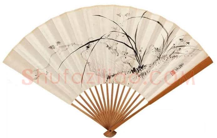 梅兰芳花鸟扇面欣赏,清丽秀雅! | 书画百科