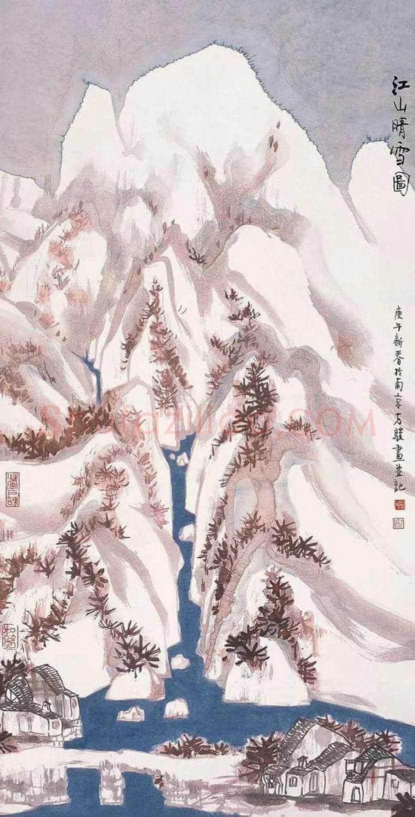 方骏山水画作品欣赏 | 书画常识