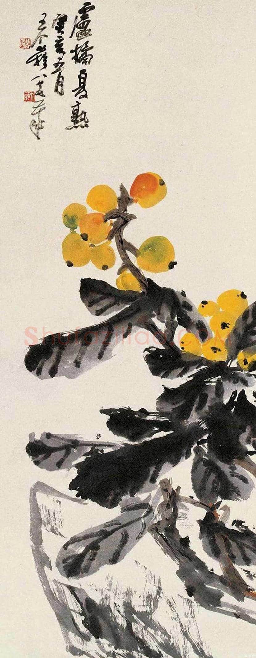 王个簃花鸟画作品欣赏 | 书画文摘