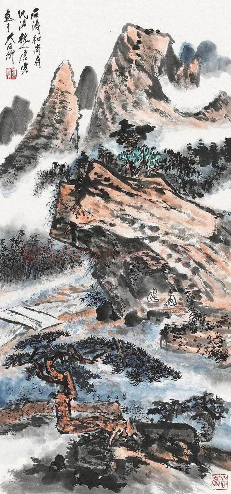 唐云山水画作品欣赏 | 书画讲解