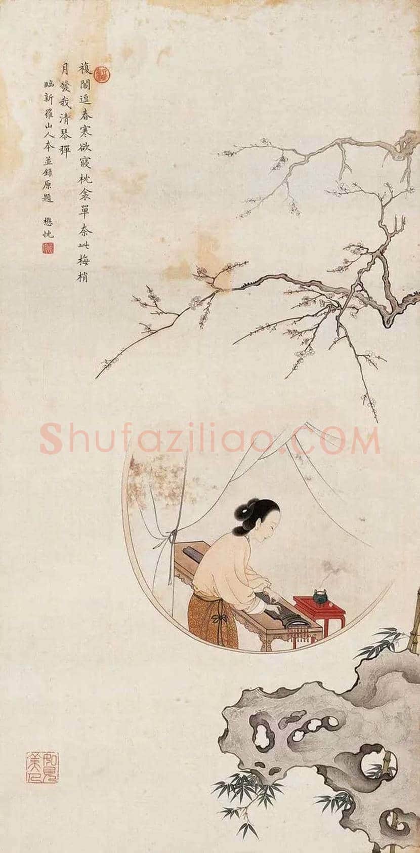 黄均工笔人物画欣赏 | 书画资料