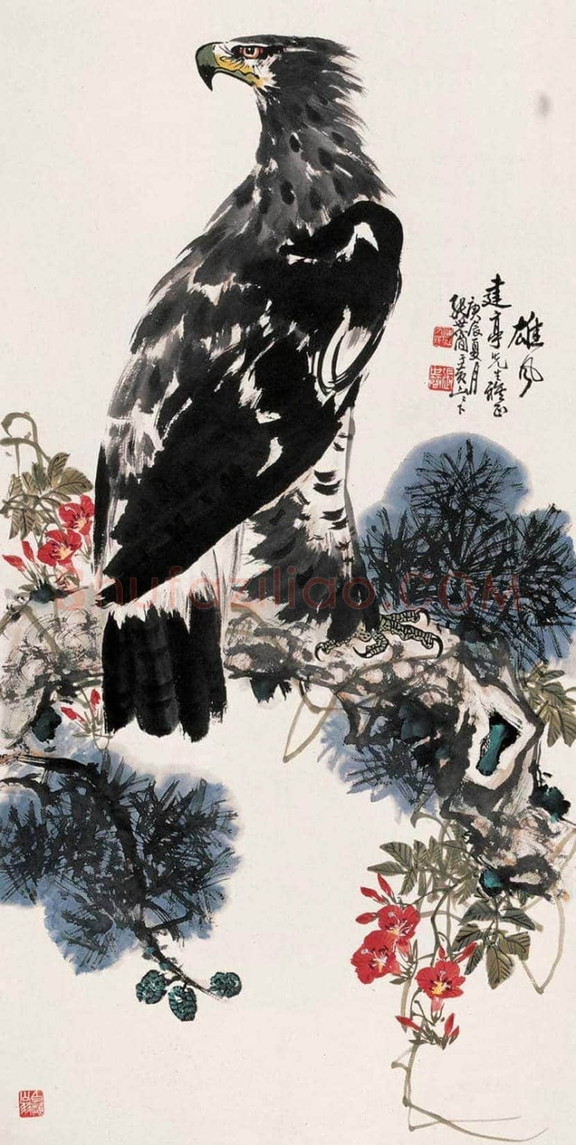 张世简花鸟画作品欣赏 | 书画学堂