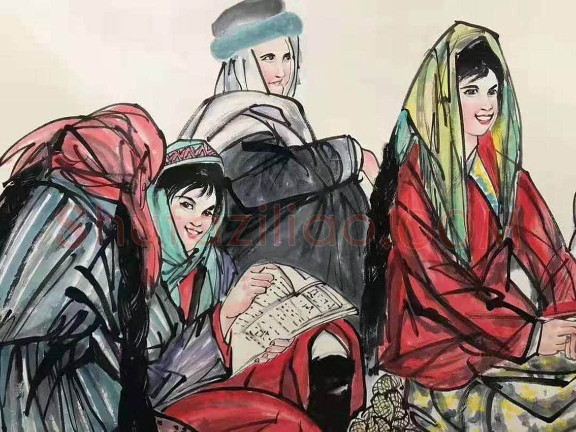 黄胄名篇巨制《选良种》,惊艳登场! | 国画赏析