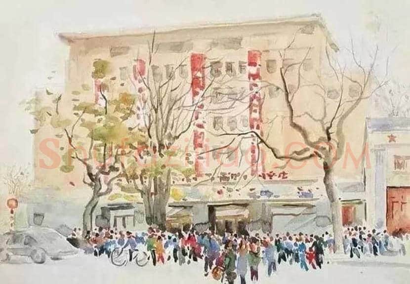 吴冠中水彩画作品欣赏 | 书画文摘