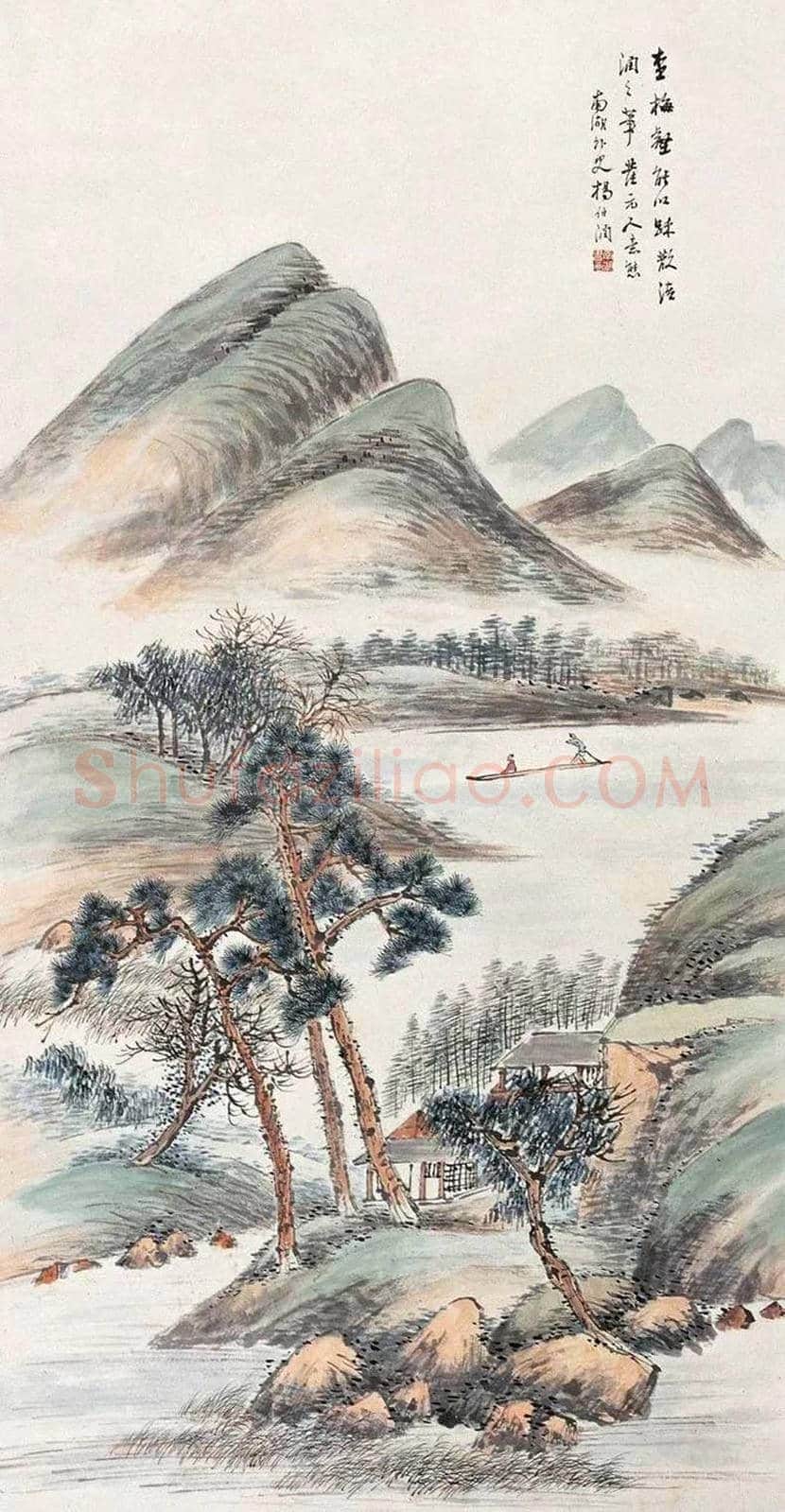 杨伯润山水画欣赏 | 书画知识