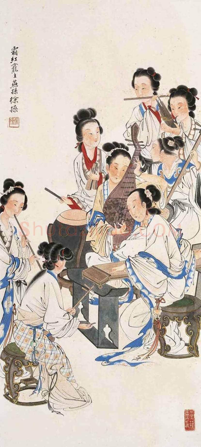 徐燕孙人物画作品欣赏 | 书画讲解